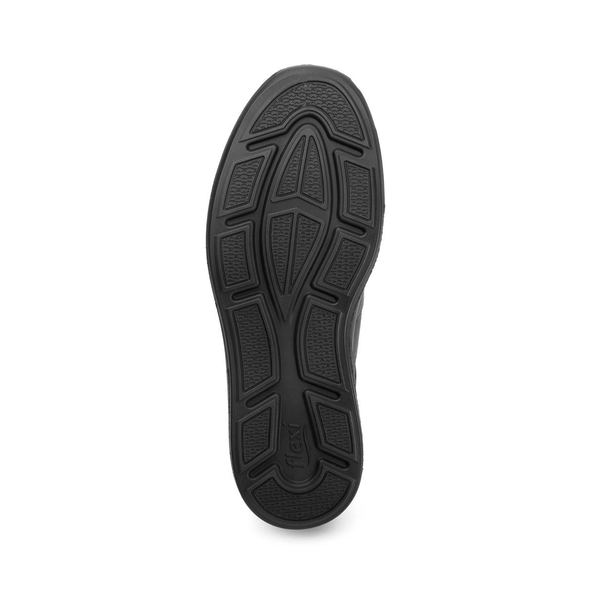Slip On Liso Piel Flexi para Hombre Estilo 408203 Negro