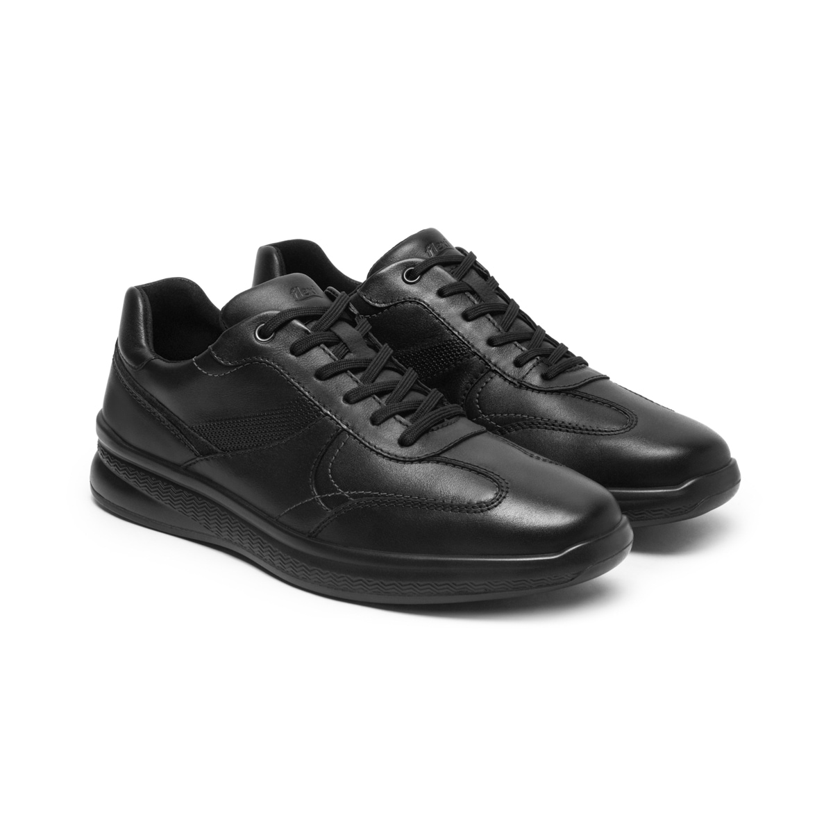 Oxford Casual Flexi para Hombre Estilo 408215 Negro