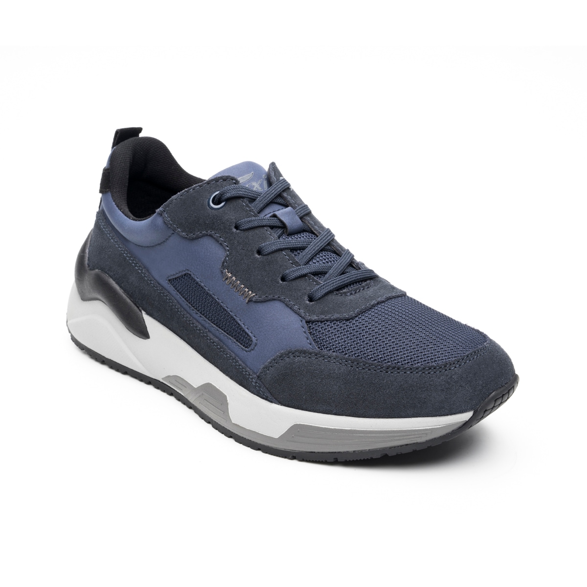 Sneaker Slip On Flexi para Hombre con Suela Extra Ligera Estilo 408801 Azul