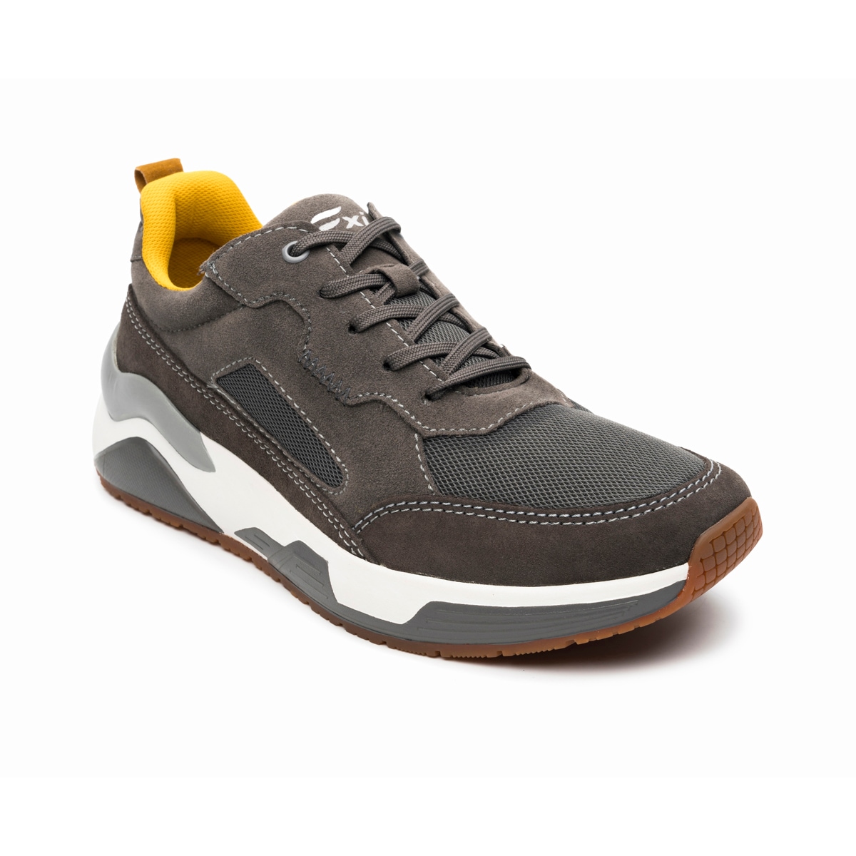 Sneaker Slip On Flexi para Hombre con Suela Extra Ligera Estilo 408801 Gris