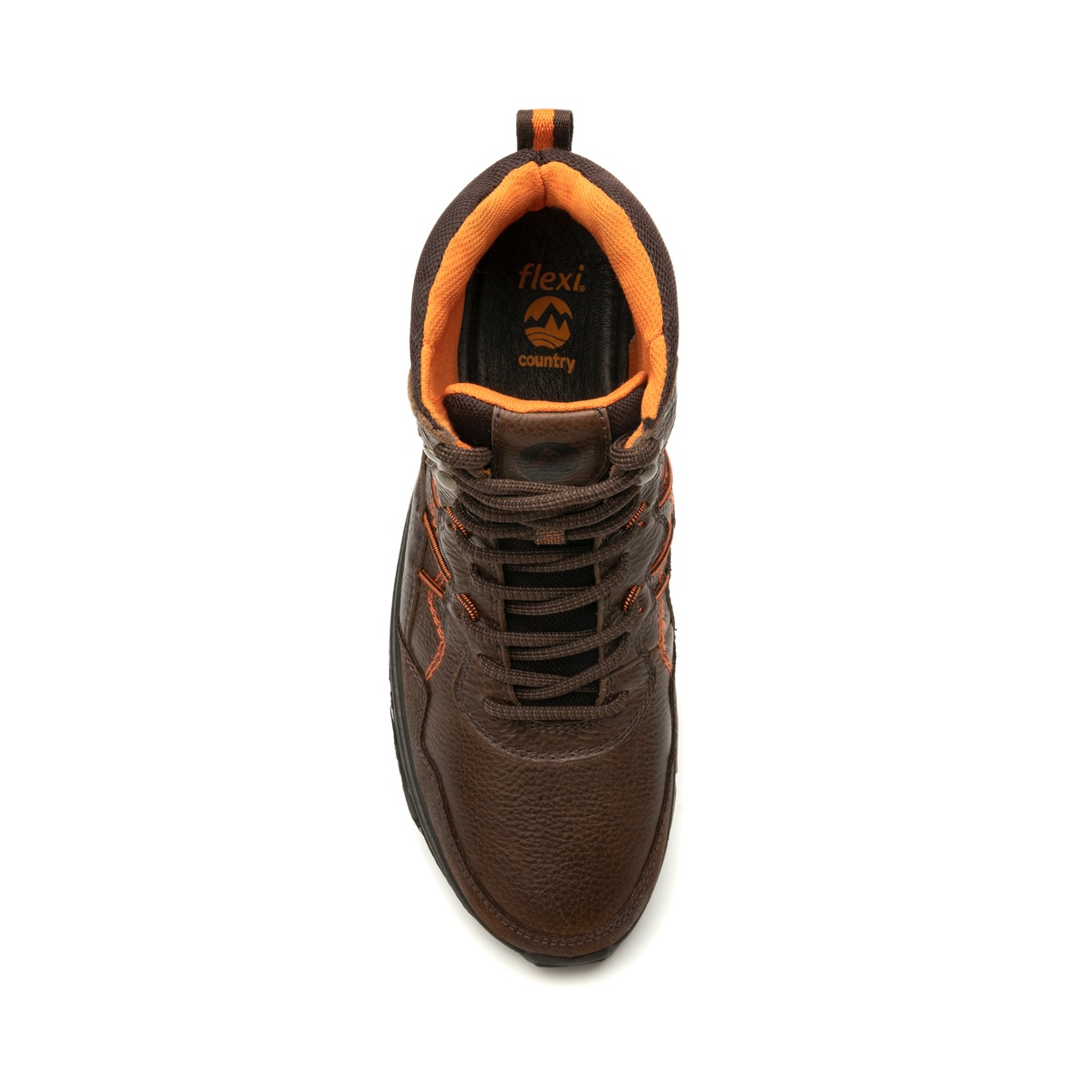 Bota Outdoor Piel Graneada Flexi Country para Hombre con Sistema De Mejor Agarre Estilo 409102 Chocolate