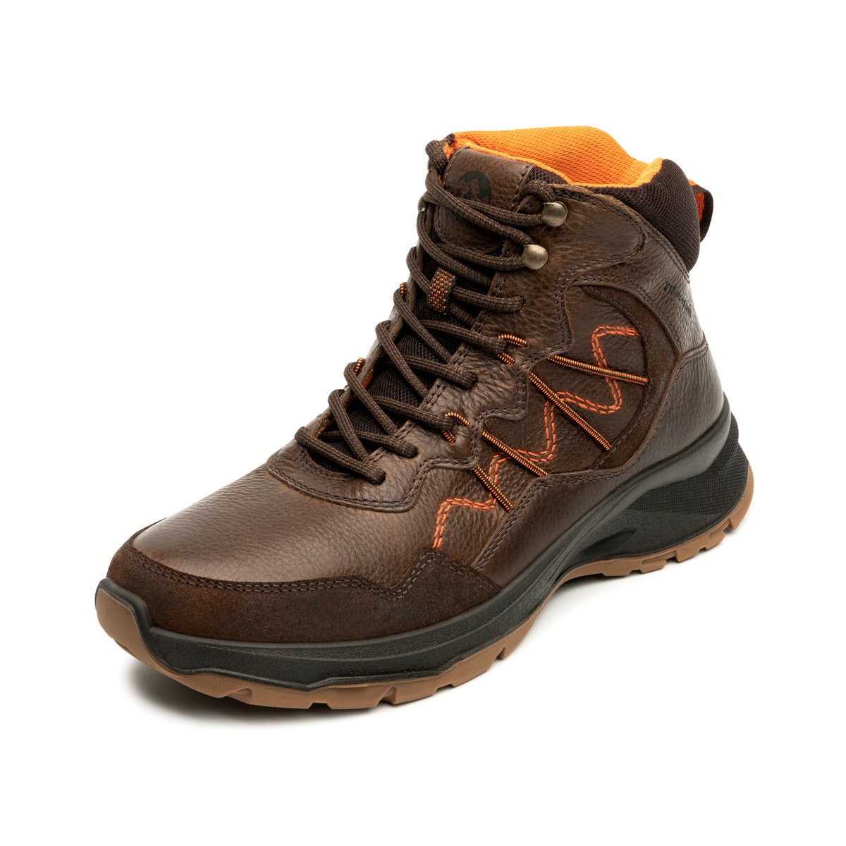Bota Outdoor Piel Graneada Flexi Country para Hombre con Sistema De Mejor Agarre Estilo 409102 Chocolate