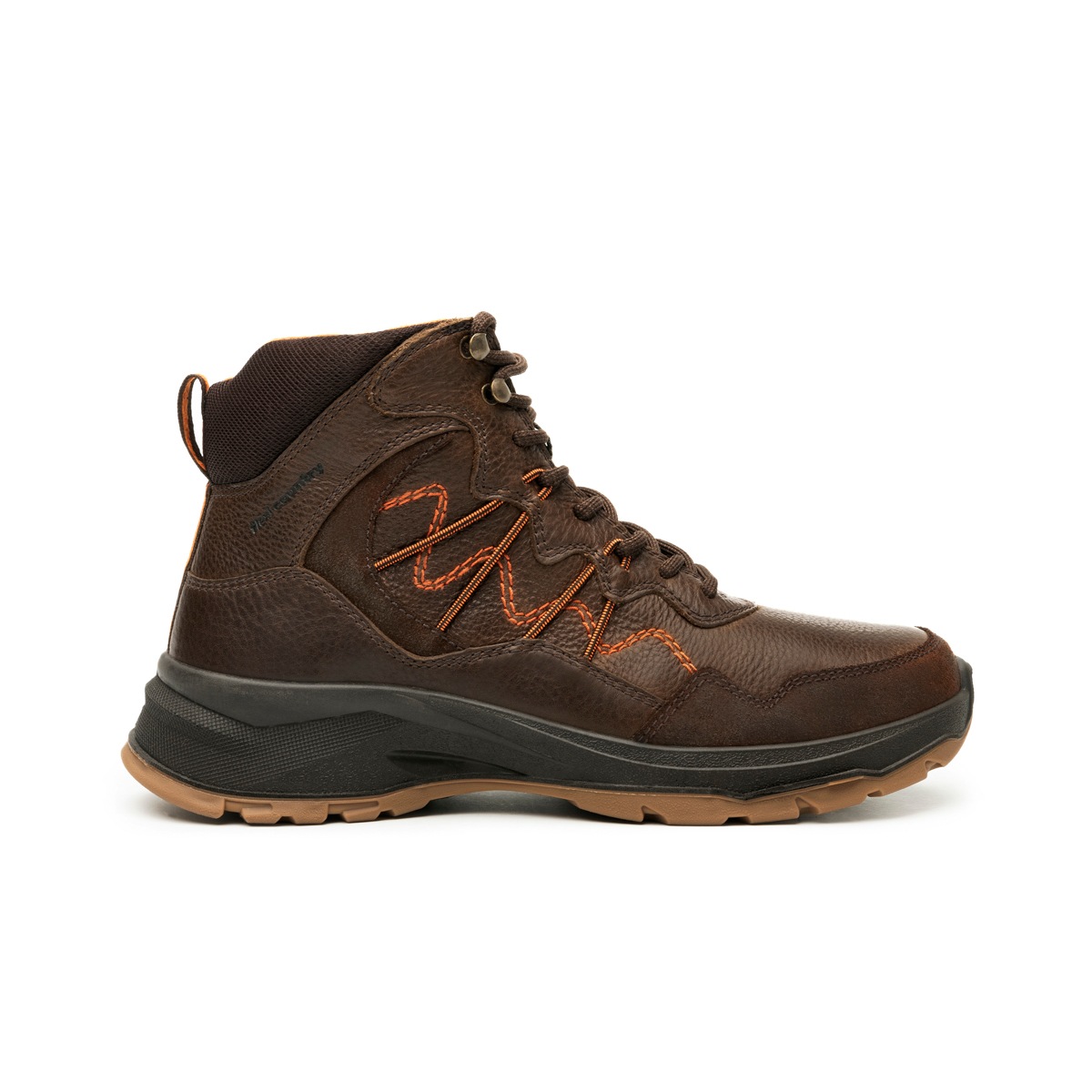 Bota Outdoor Piel Graneada Flexi Country para Hombre con Sistema De Mejor Agarre Estilo 409102 Chocolate