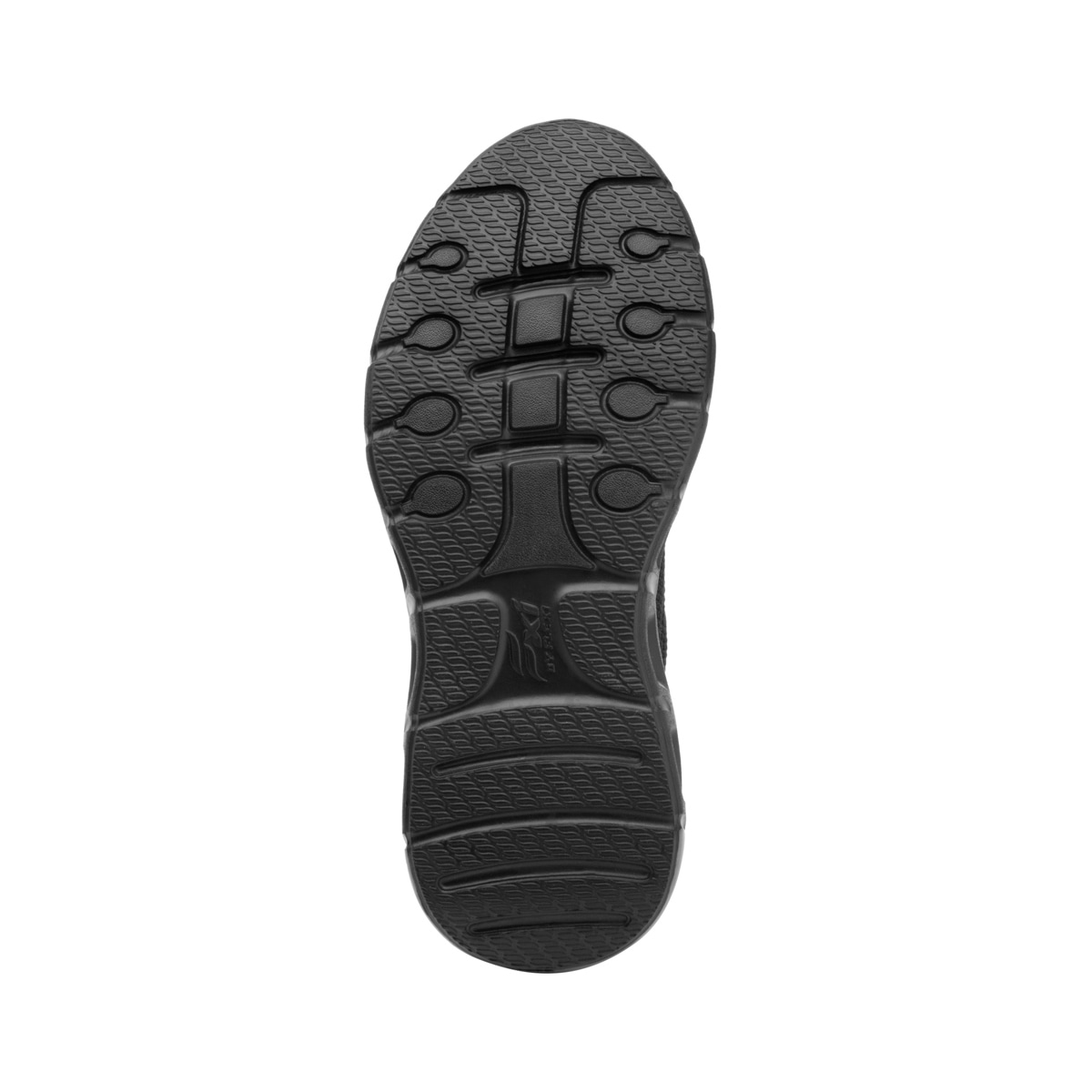 Sneaker Mezcla De Texturas Flexi para Hombre con Suela Extra Ligera Estilo 409801 Negro