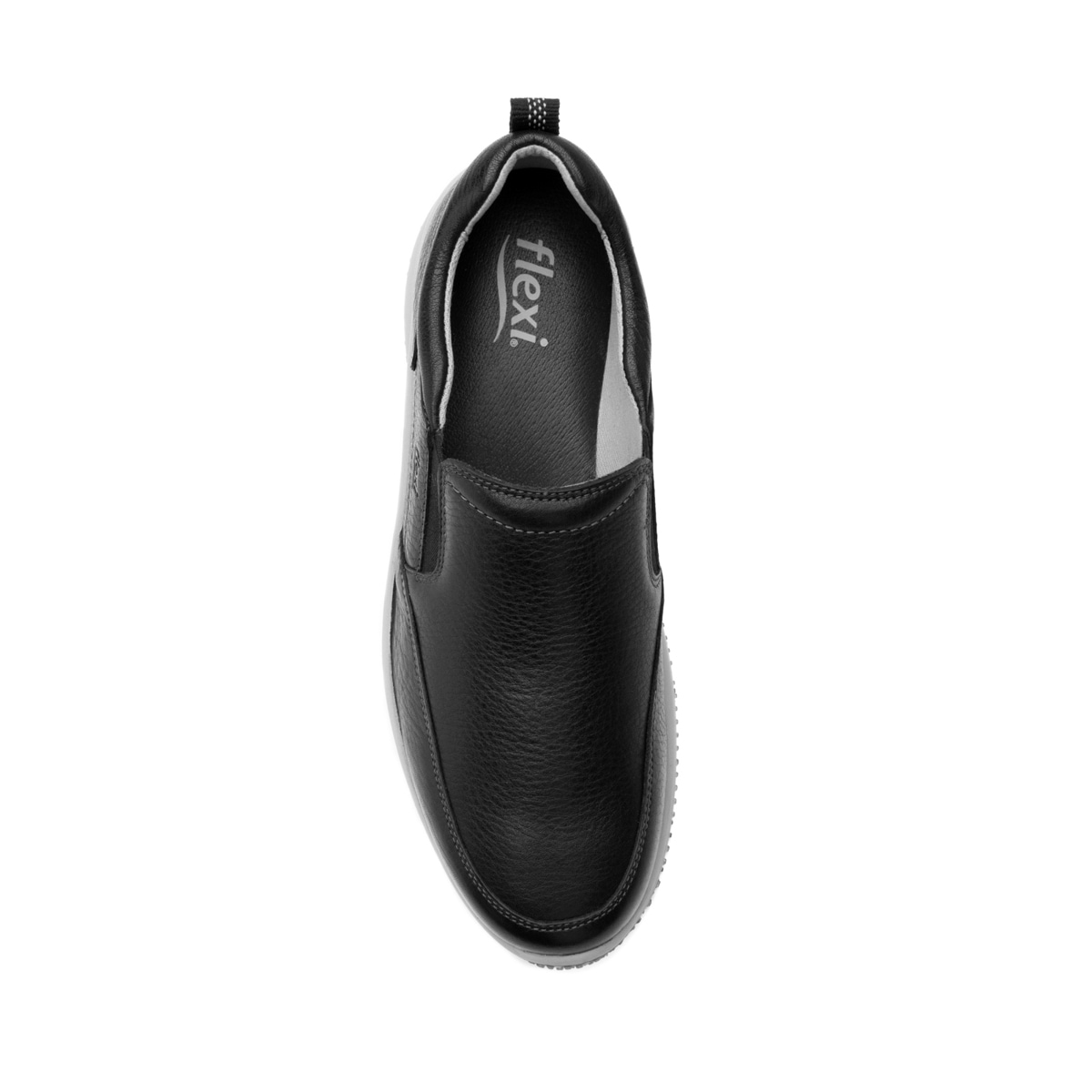 Slip On Piel Flexi para Hombre Estilo 410703 Negro