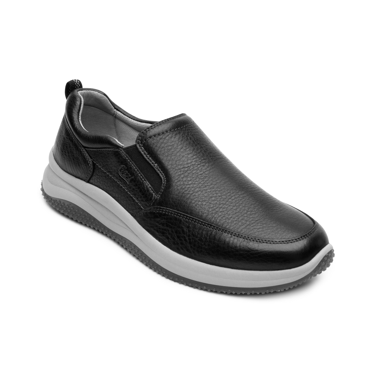 Slip On Piel Flexi para Hombre Estilo 410703 Negro