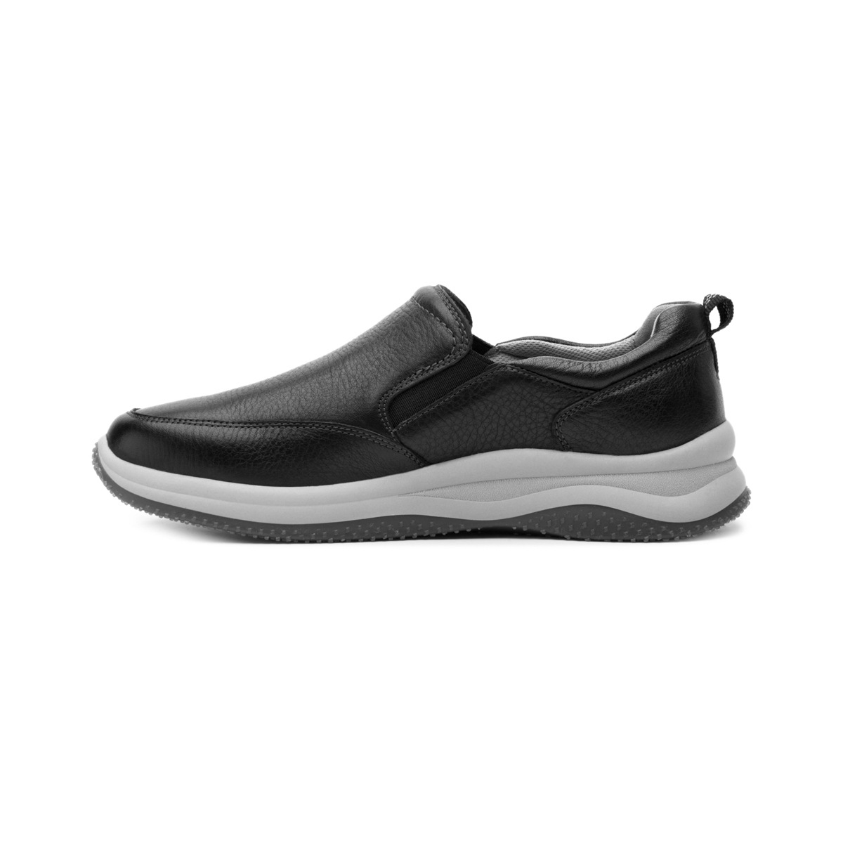 Slip On Piel Flexi para Hombre Estilo 410703 Negro