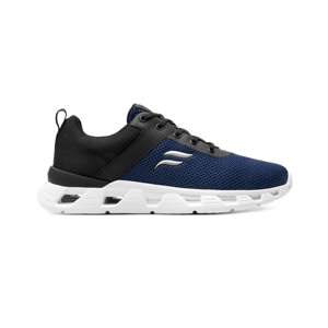 Sneaker Mezcla De Texturas Flexi para Hombre con Suela Extra Ligera Estilo 410802 Azul