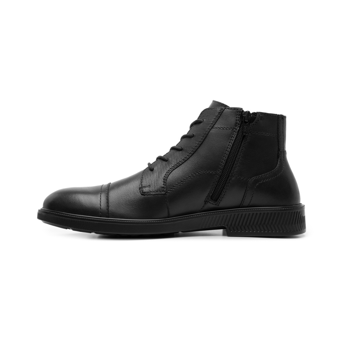 Botín Casual Flexi para Hombre con Cierre Interno Estilo 412306 Negro