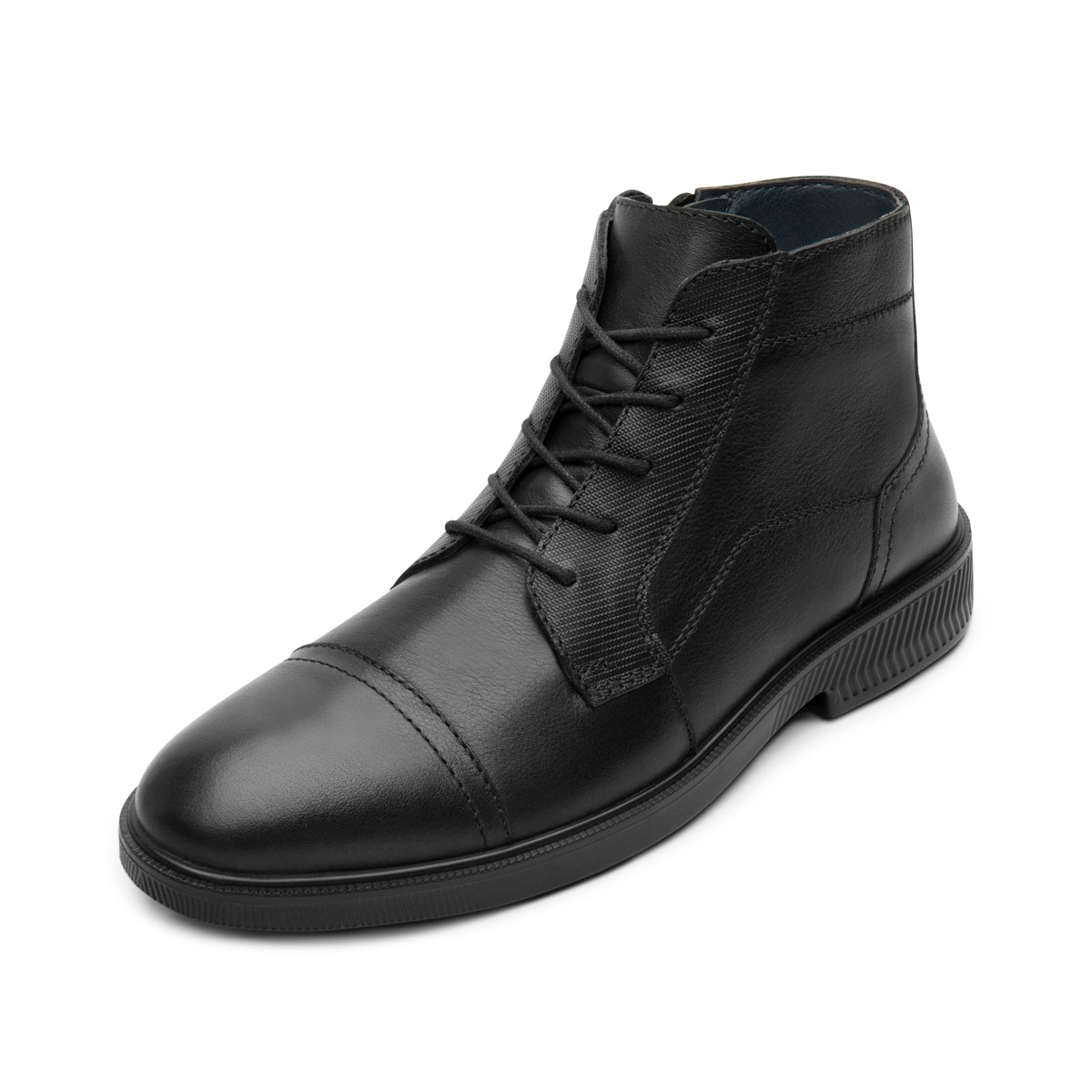 Botín Casual Flexi para Hombre con Cierre Interno Estilo 412306 Negro