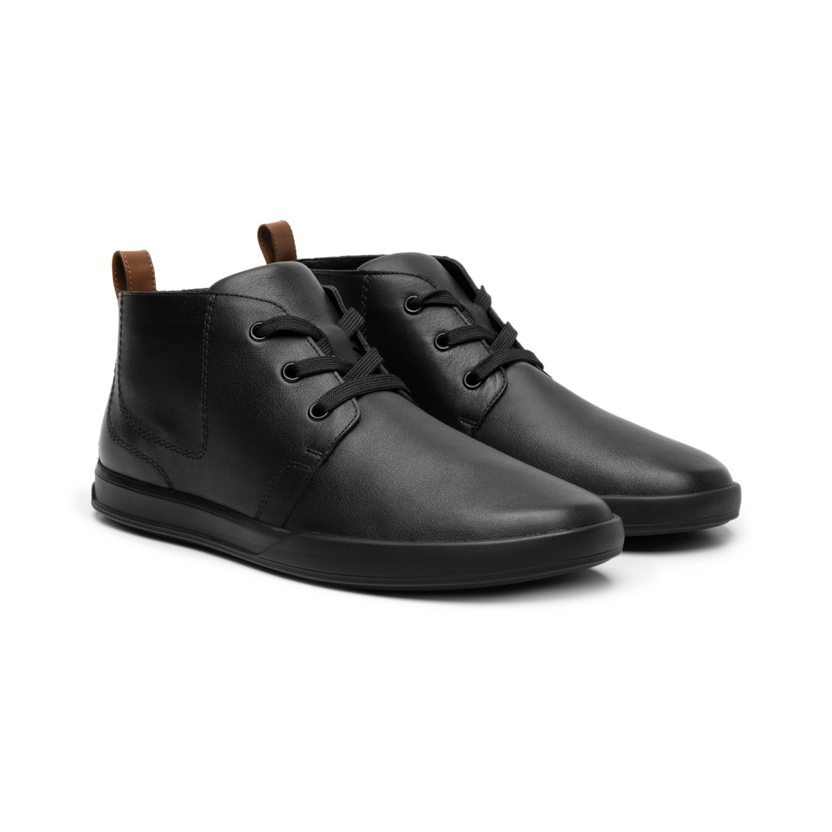 Botín Casual Flexi para Hombre con Piel Extra Suave Estilo 412405 Negro