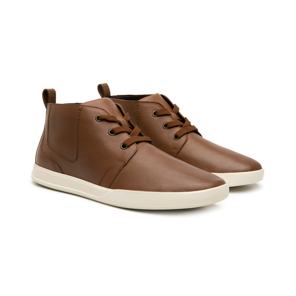 Botín Casual Flexi para Hombre con Piel Extra Suave Estilo 412405 Tan