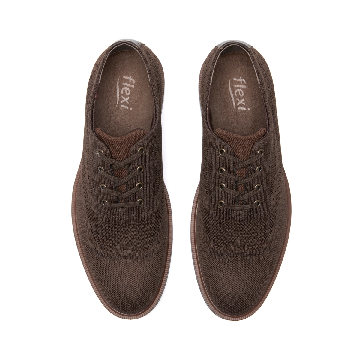 Oxford Casual Flexi para Hombre Estilo 413104 Chocolate