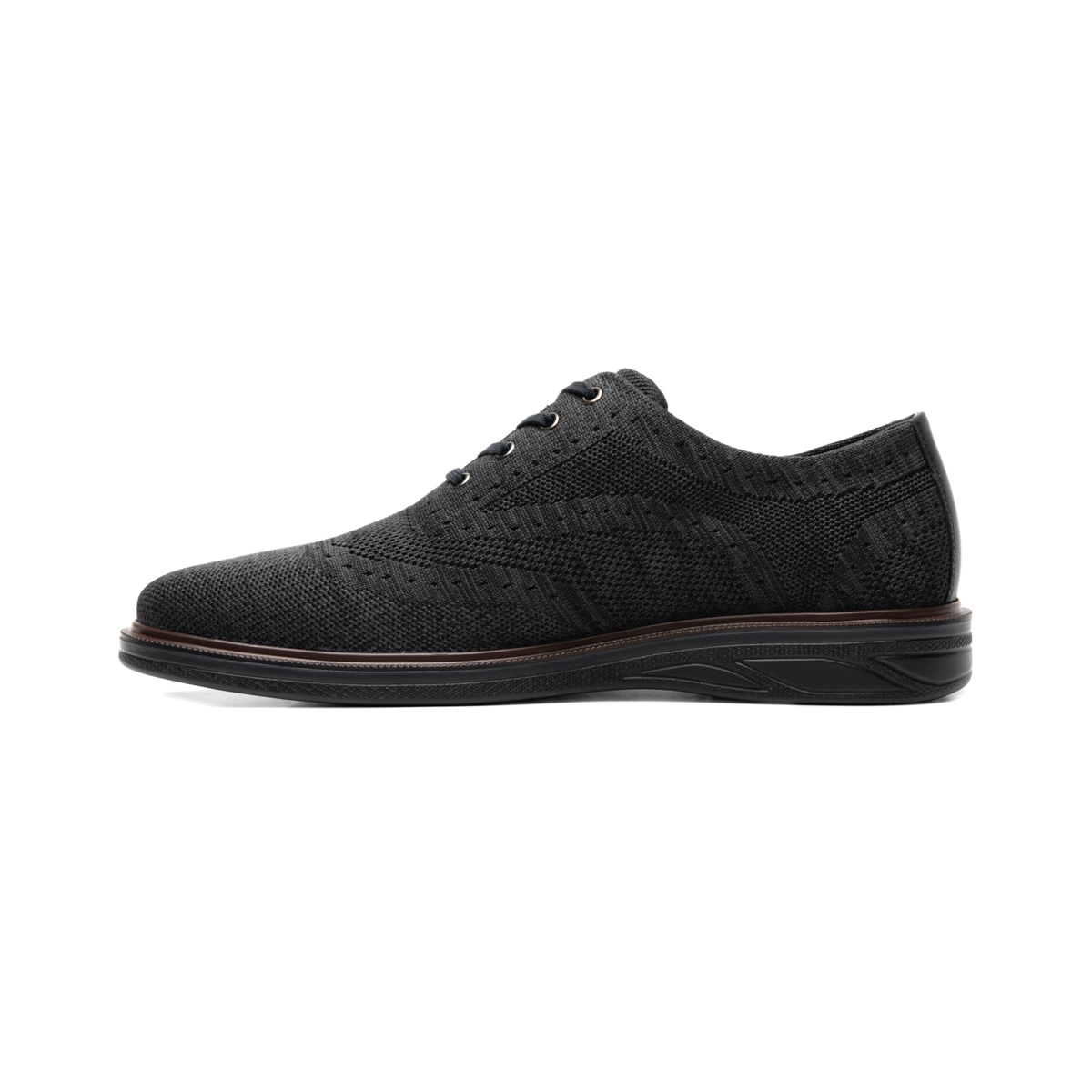 Oxford Casual Flexi para Hombre Estilo 413104 Negro