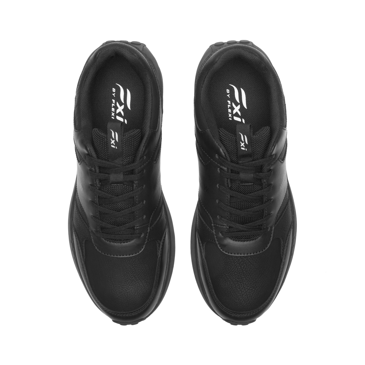 Sneaker Flexi para Hombre con Plantilla Removible Estilo 413903 Negro