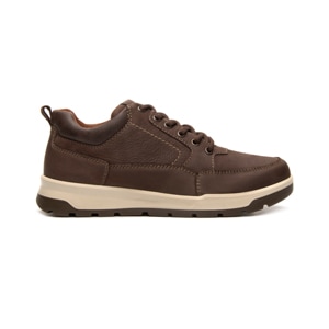 Sneaker Casual Flexi para Hombre con Plantilla Removible Estilo 414907 Café