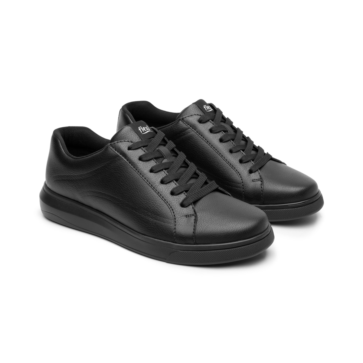 Sneaker Casual Flexi para Hombre con Suela Extra Ligera Estilo 415301 Negro