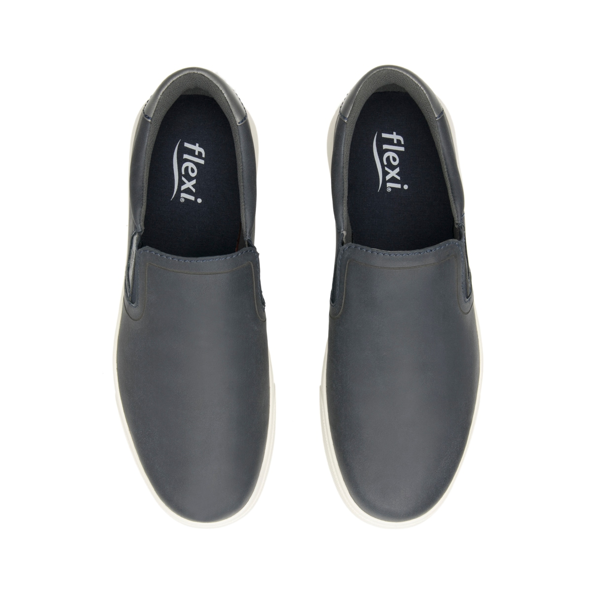 Slip On Casual Flexi para Hombre con Suela Extra Ligera Estilo 415305 Azul