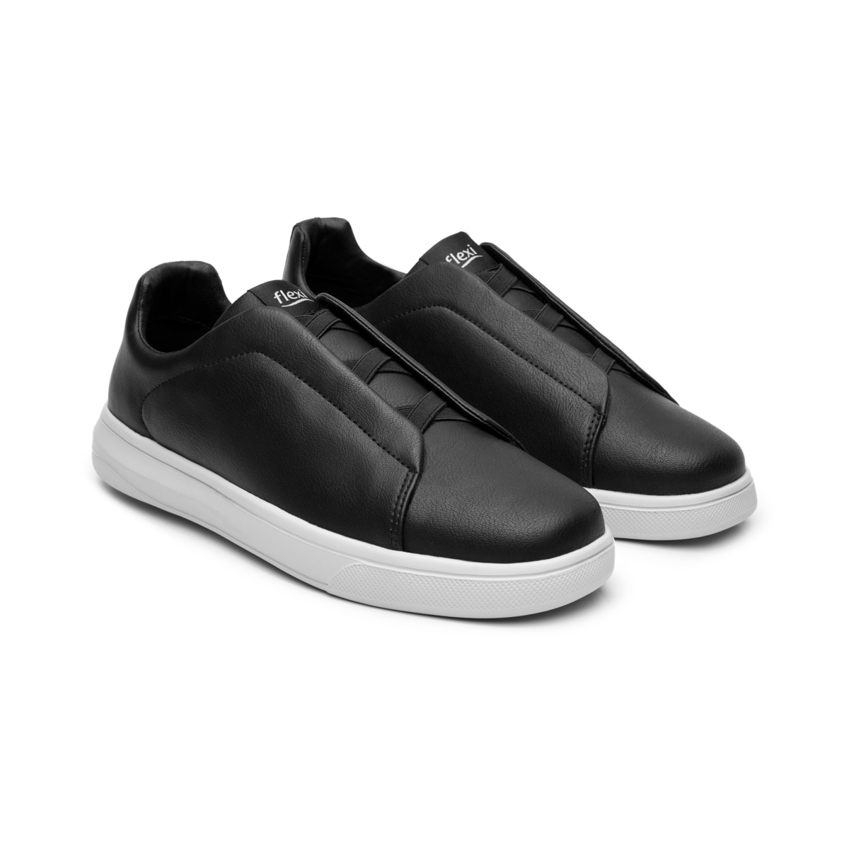 Sneaker Casual Slip On Flexi para Hombre Estilo 415307 Negro
