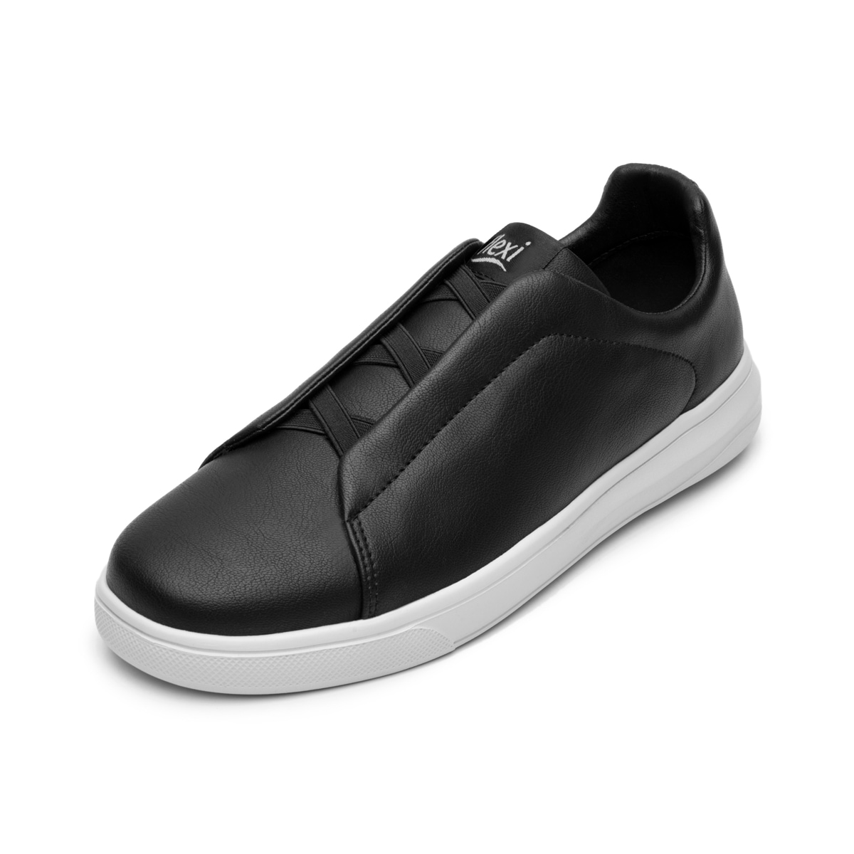 Sneaker Casual Slip On Flexi para Hombre Estilo 415307 Negro