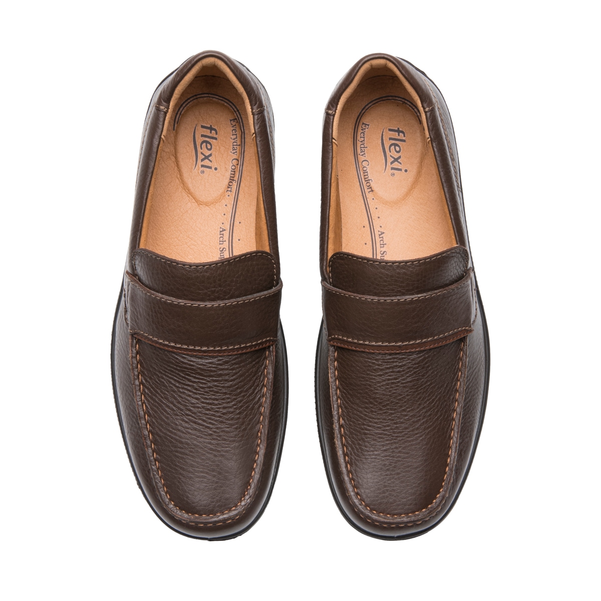 Mocasín Casual Flexi para Hombre Estilo 415907 Café