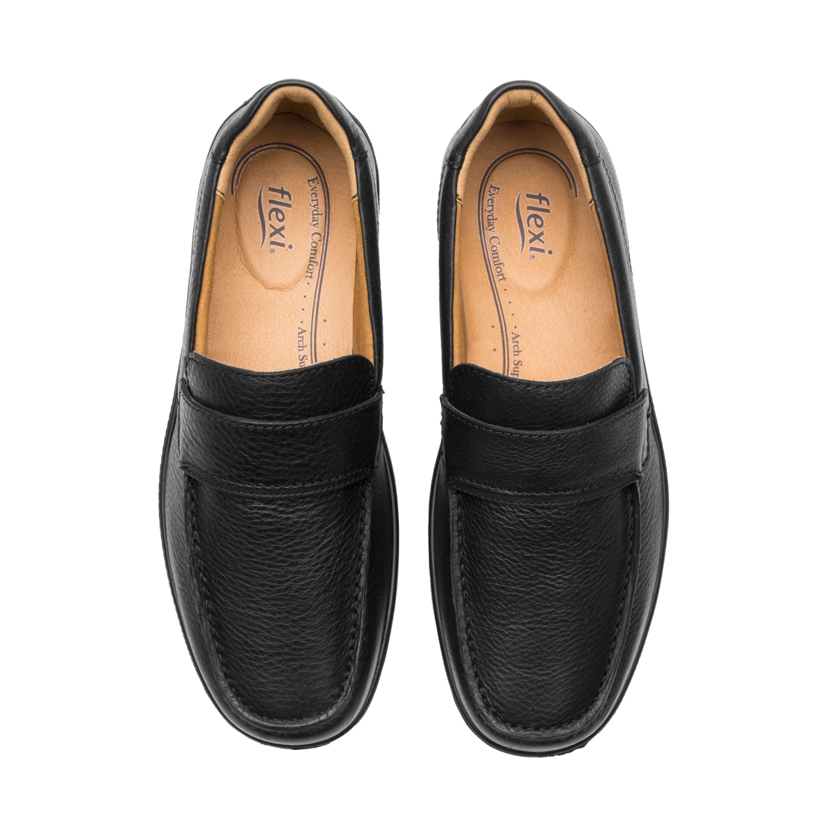 Mocasín Casual Flexi para Hombre Estilo 415907 Negro