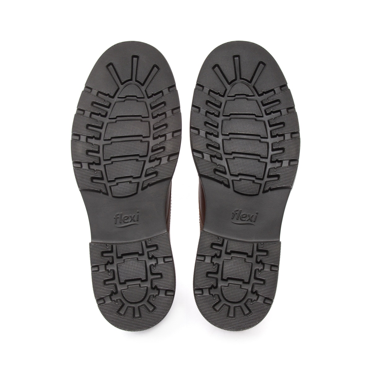 Derby Semivestir Flexi para Hombre con Ligereza Estilo 417005 Nogal
