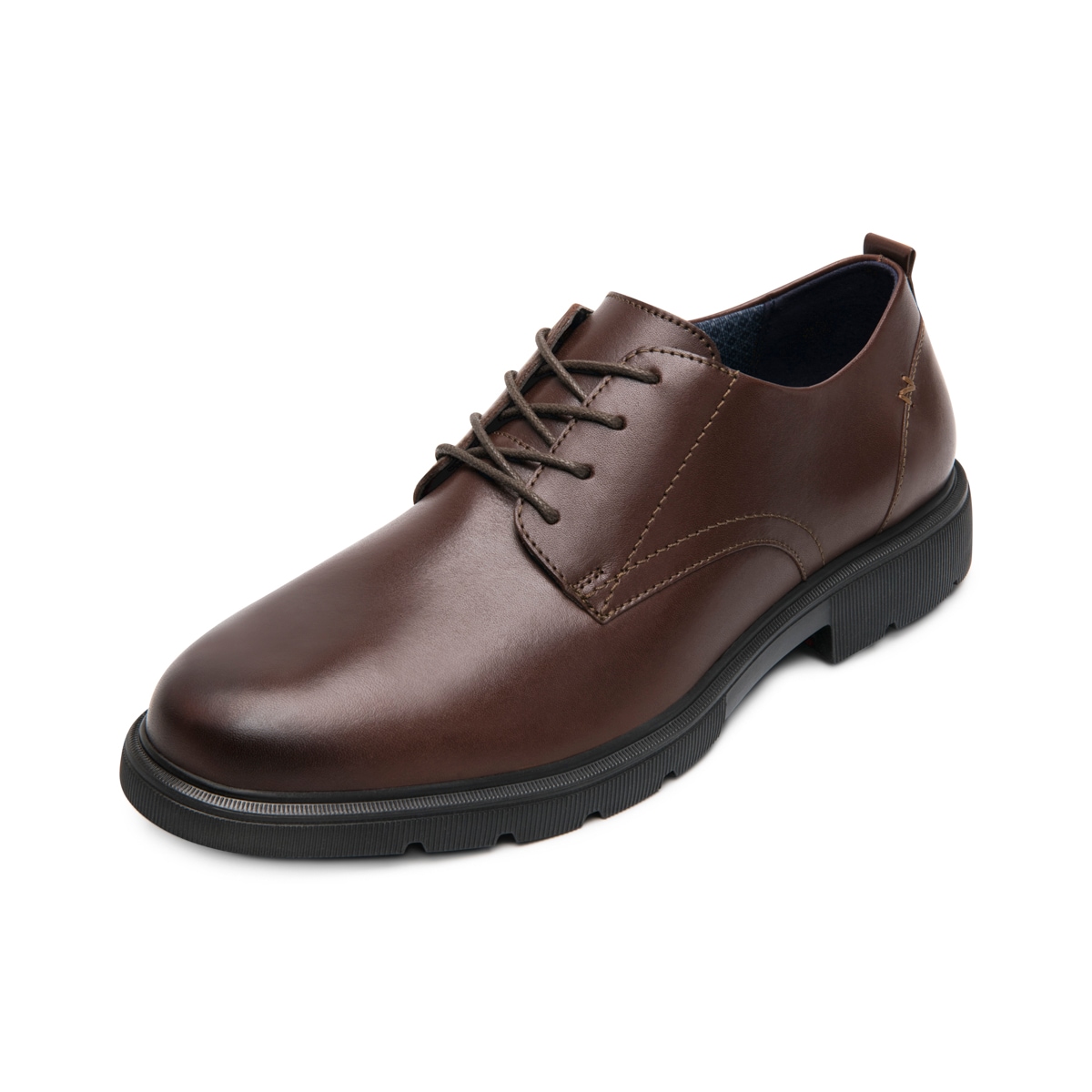 Derby Semivestir Flexi para Hombre con Ligereza Estilo 417005 Nogal