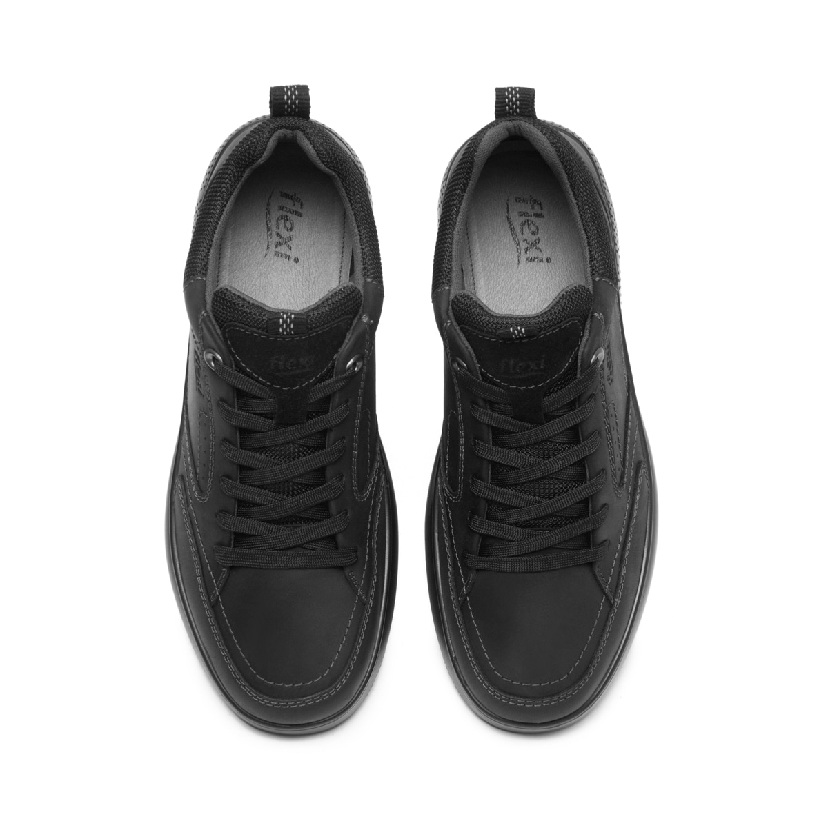 Sneaker Confort Casual Flexi para Hombre Estilo 417604 Negro