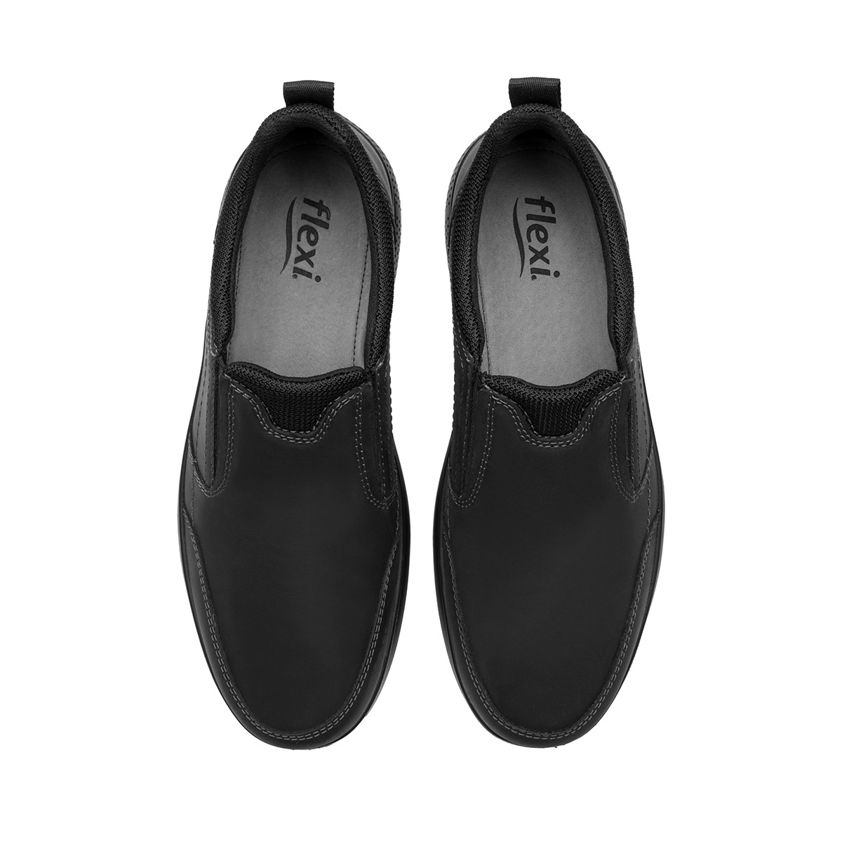 Sneaker Tejido Slip On Flexi para Hombre Estilo 417606 Negro