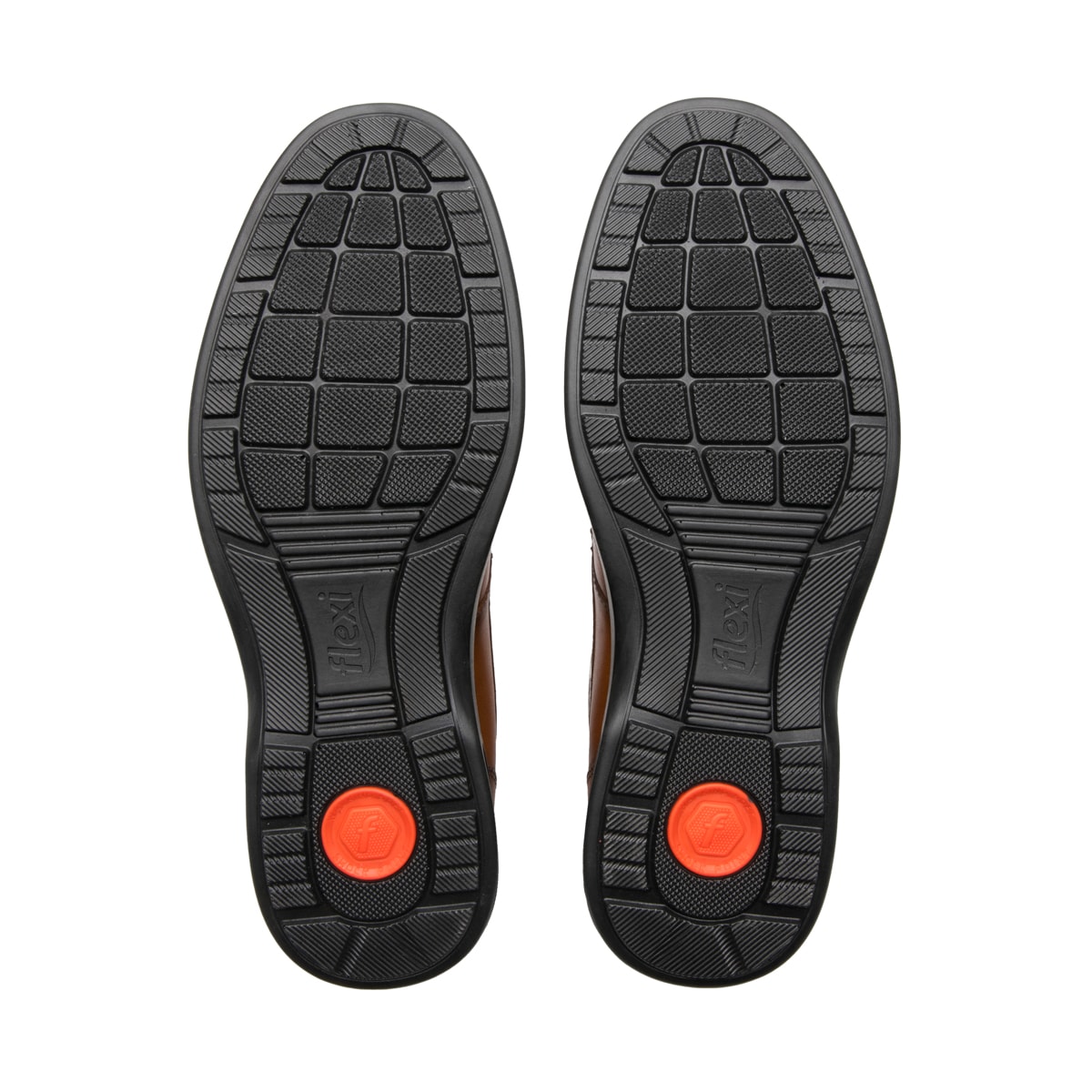 Derby Válvula De Aire Flexi para Hombre con Shock Point Estilo 417706 Tan