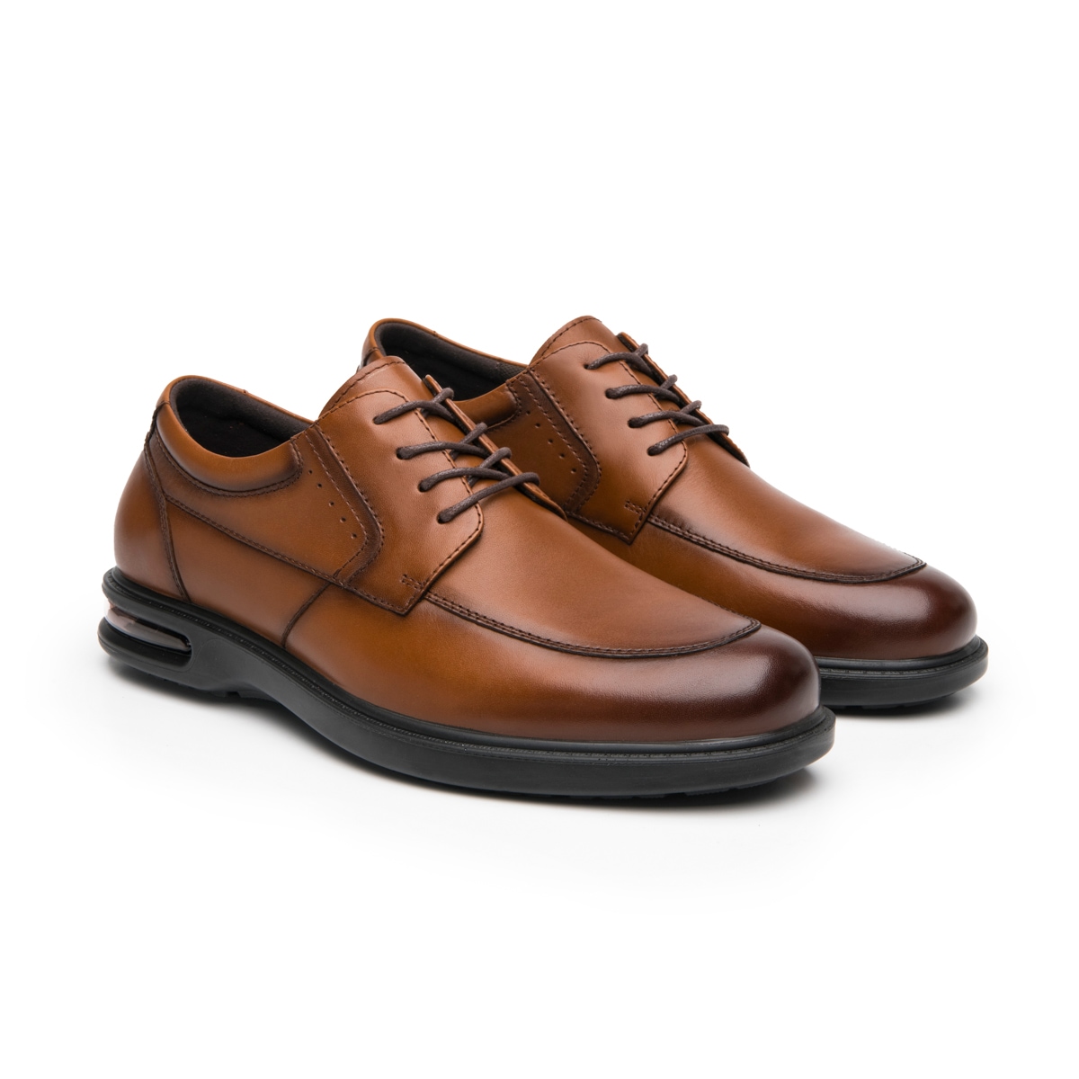 Derby Válvula De Aire Flexi para Hombre con Shock Point Estilo 417706 Tan