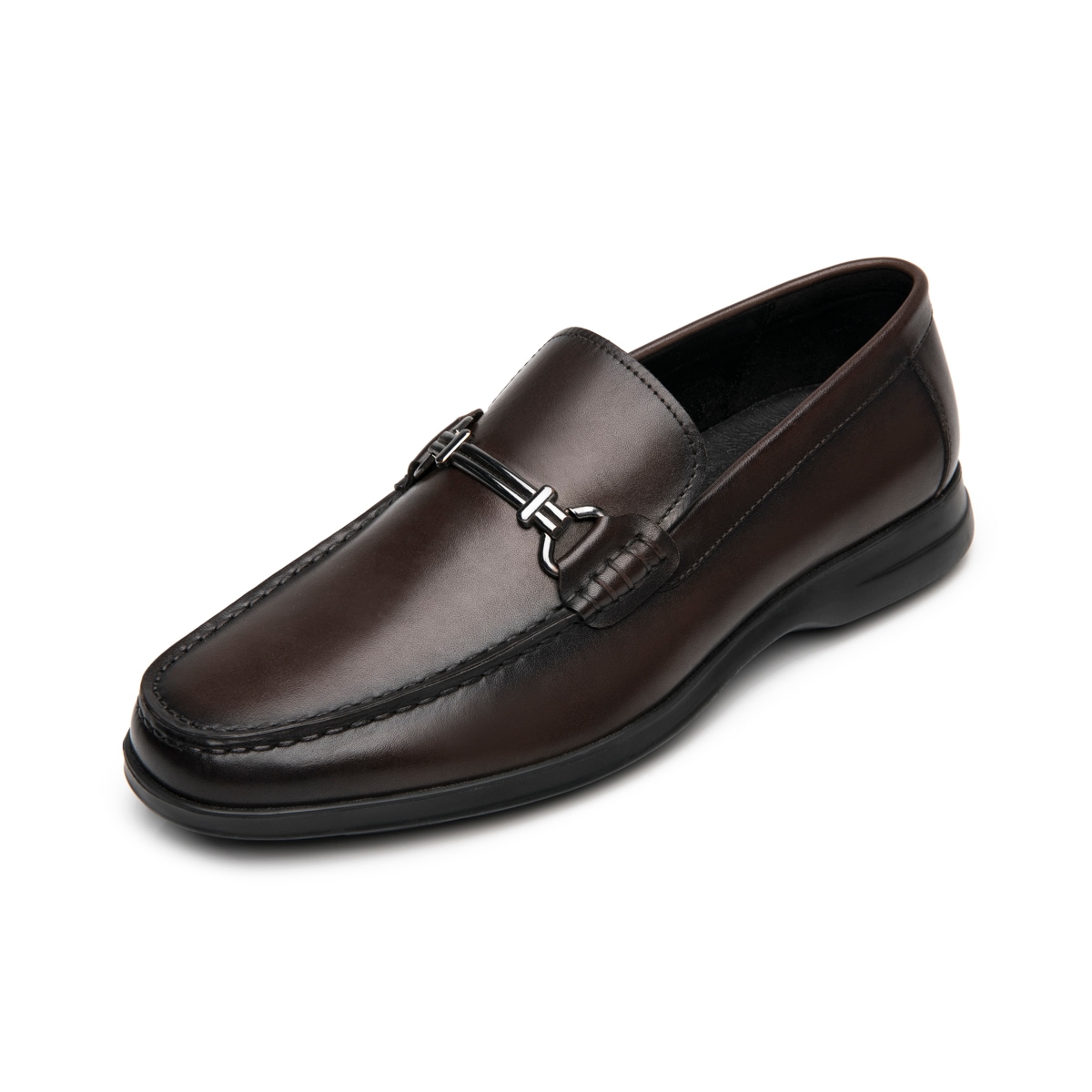 Mocasín Semivestir Flexi para Hombre Estilo 418203 Café