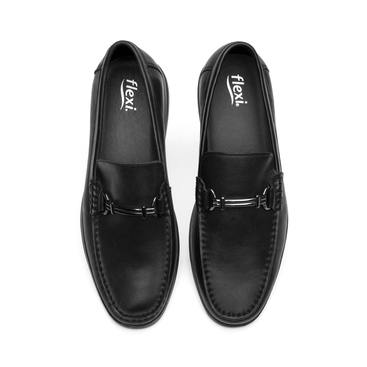 Mocasín Semivestir Flexi para Hombre Estilo 418203 Negro