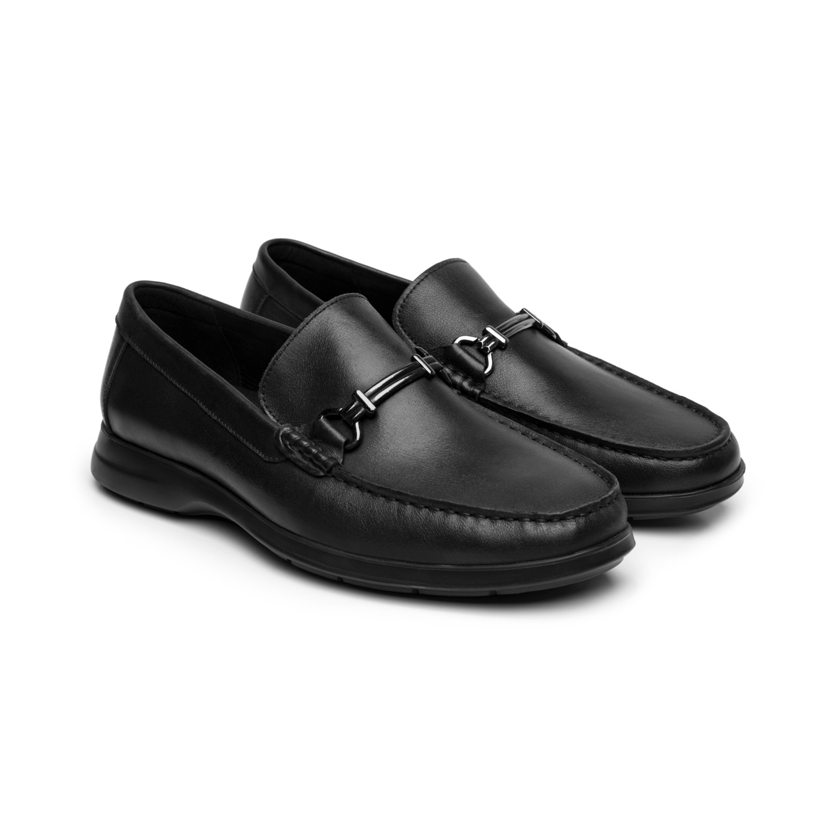 Mocasín Semivestir Flexi para Hombre Estilo 418203 Negro