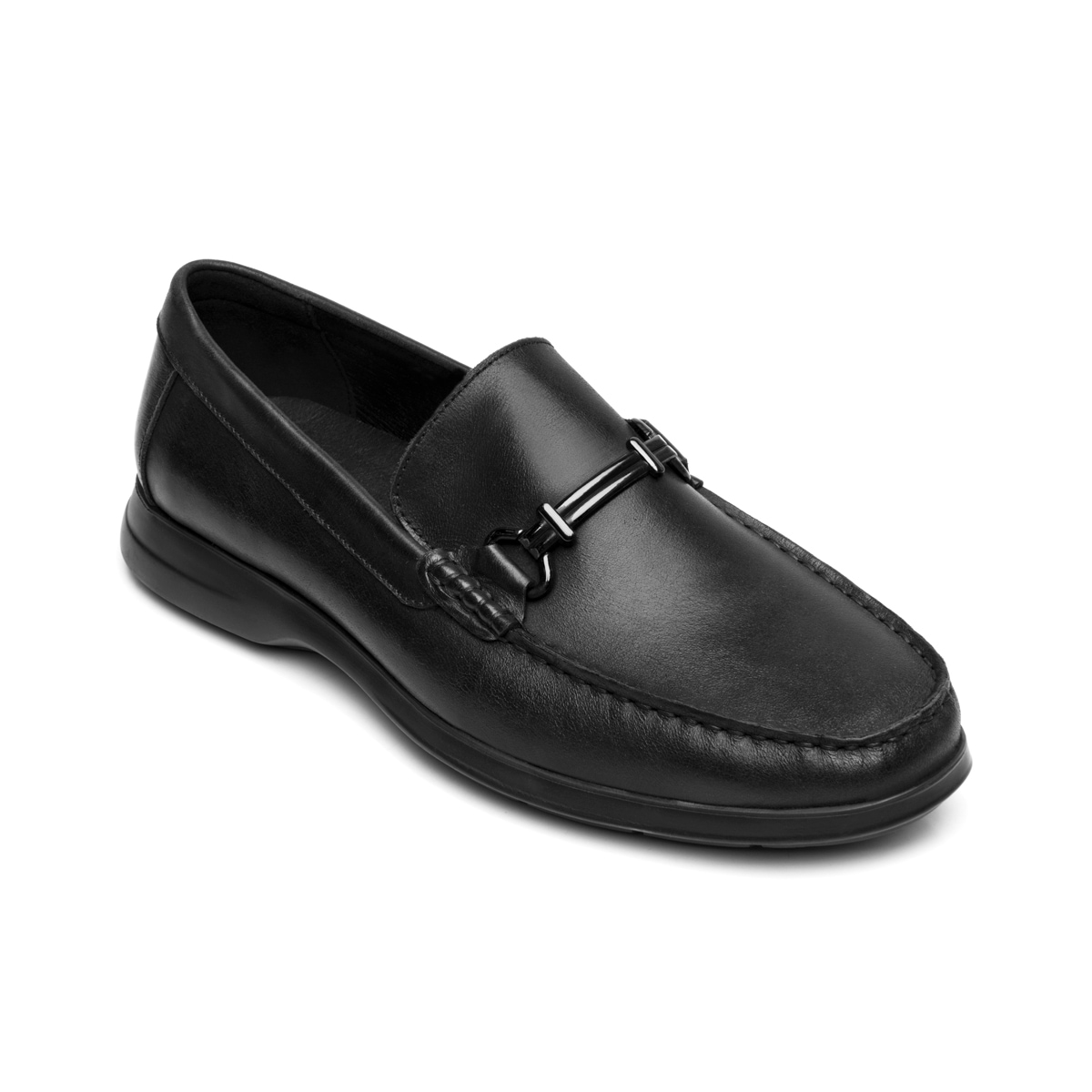 Mocasín Semivestir Flexi para Hombre Estilo 418203 Negro