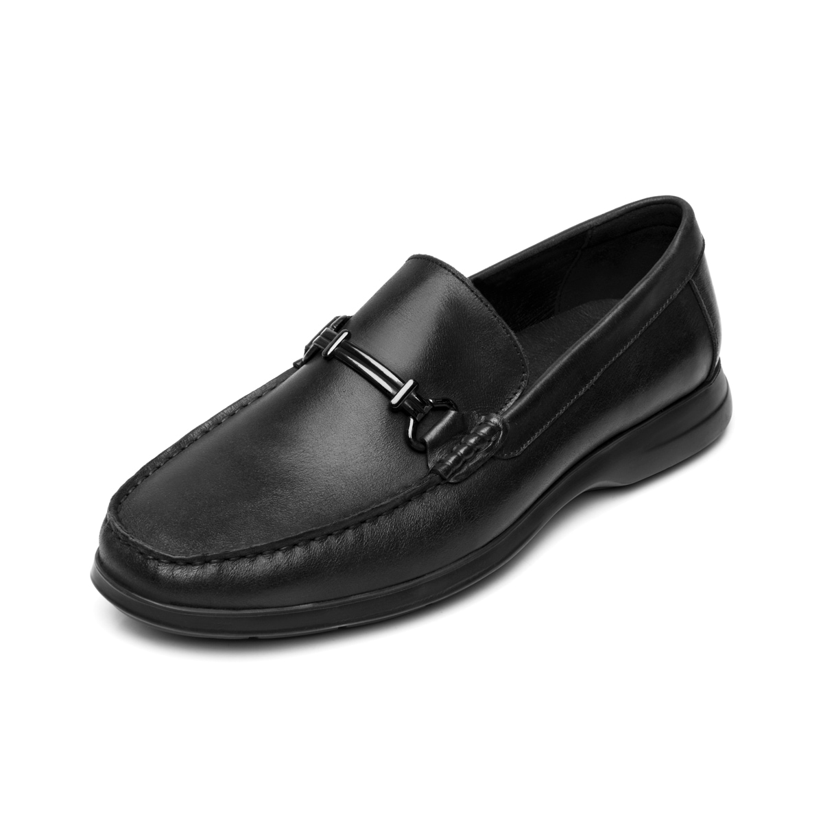 Mocasín Semivestir Flexi para Hombre Estilo 418203 Negro