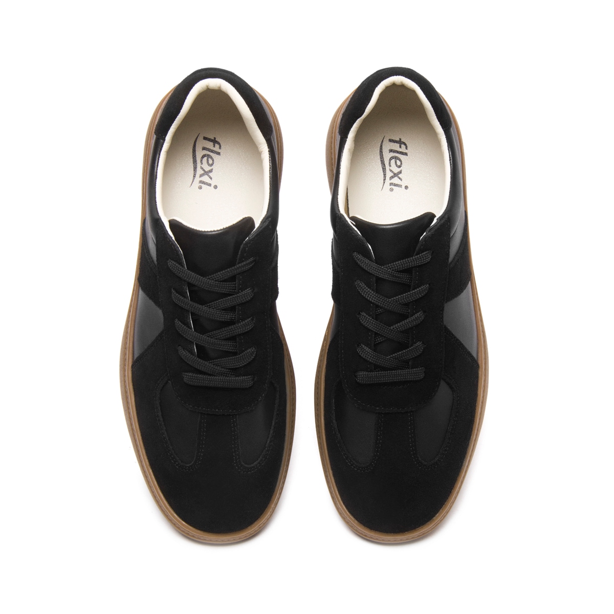 Sneaker Casual Flexi para Hombre Estilo 418301 Negro