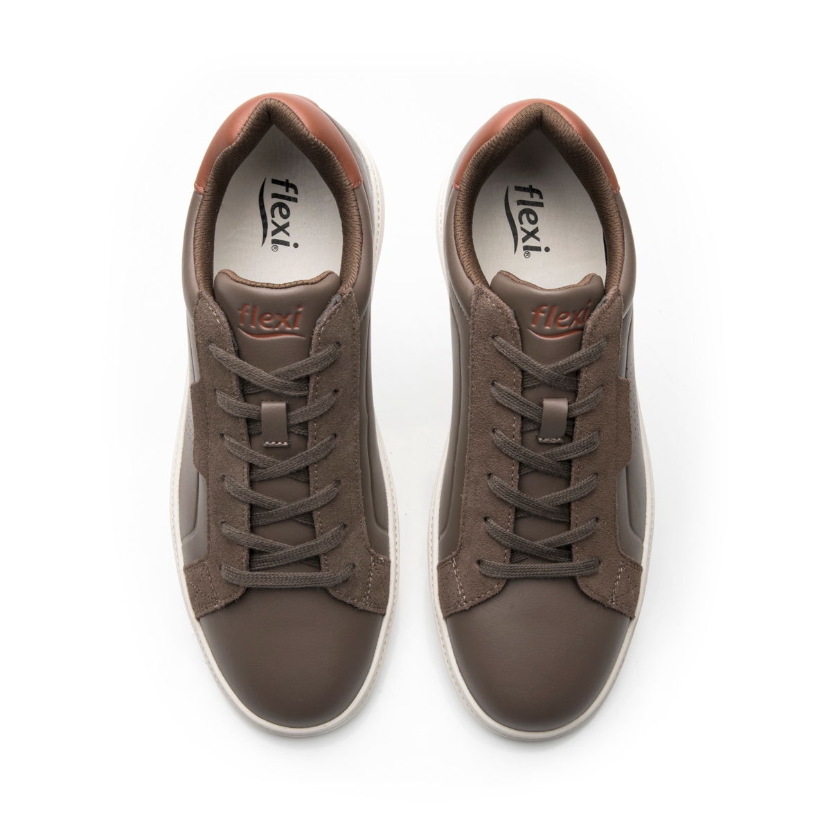 Sneaker Casual Flexi para Hombre Estilo 418306 Café