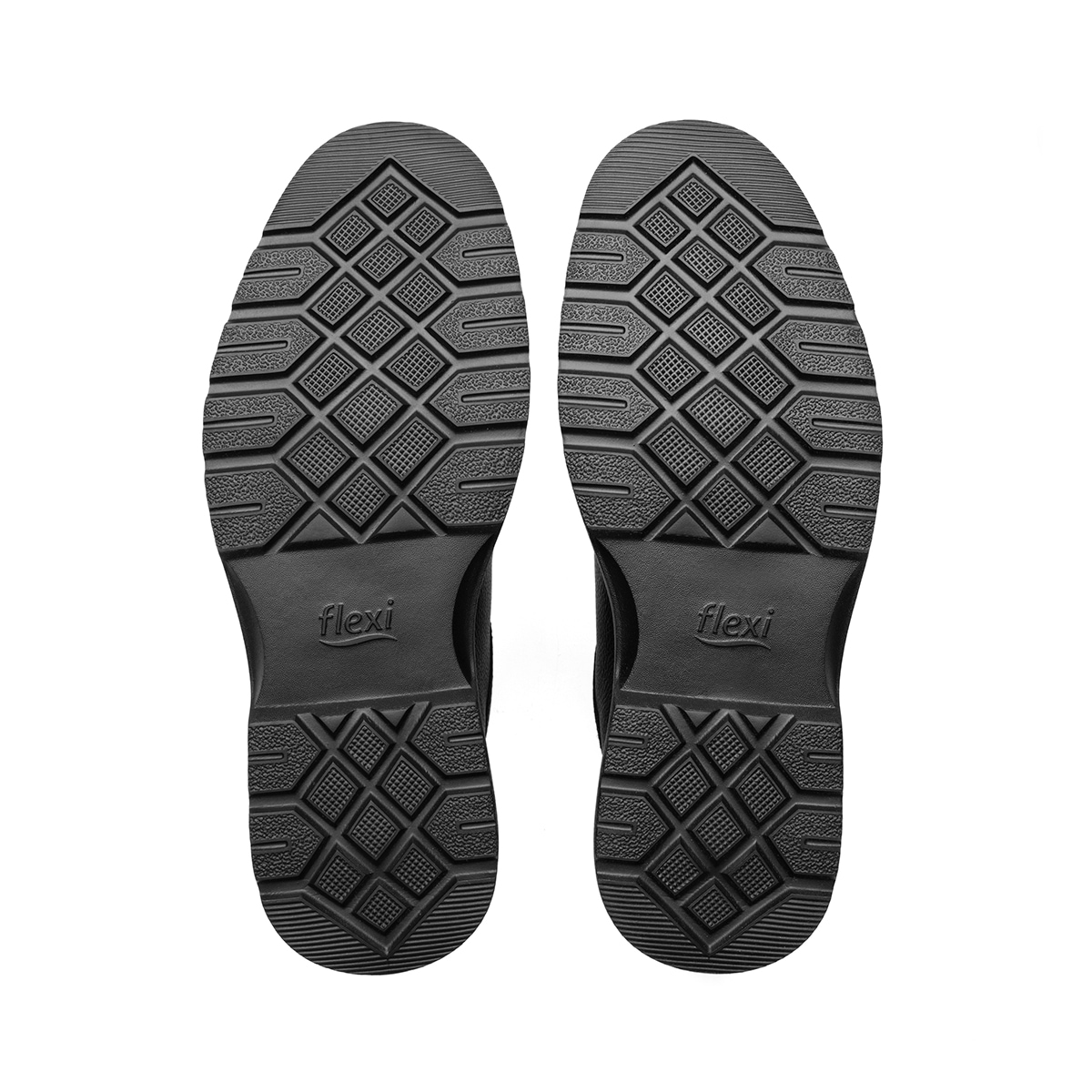 Derby Casual Flexi para Hombre Estilo 418507 Negro