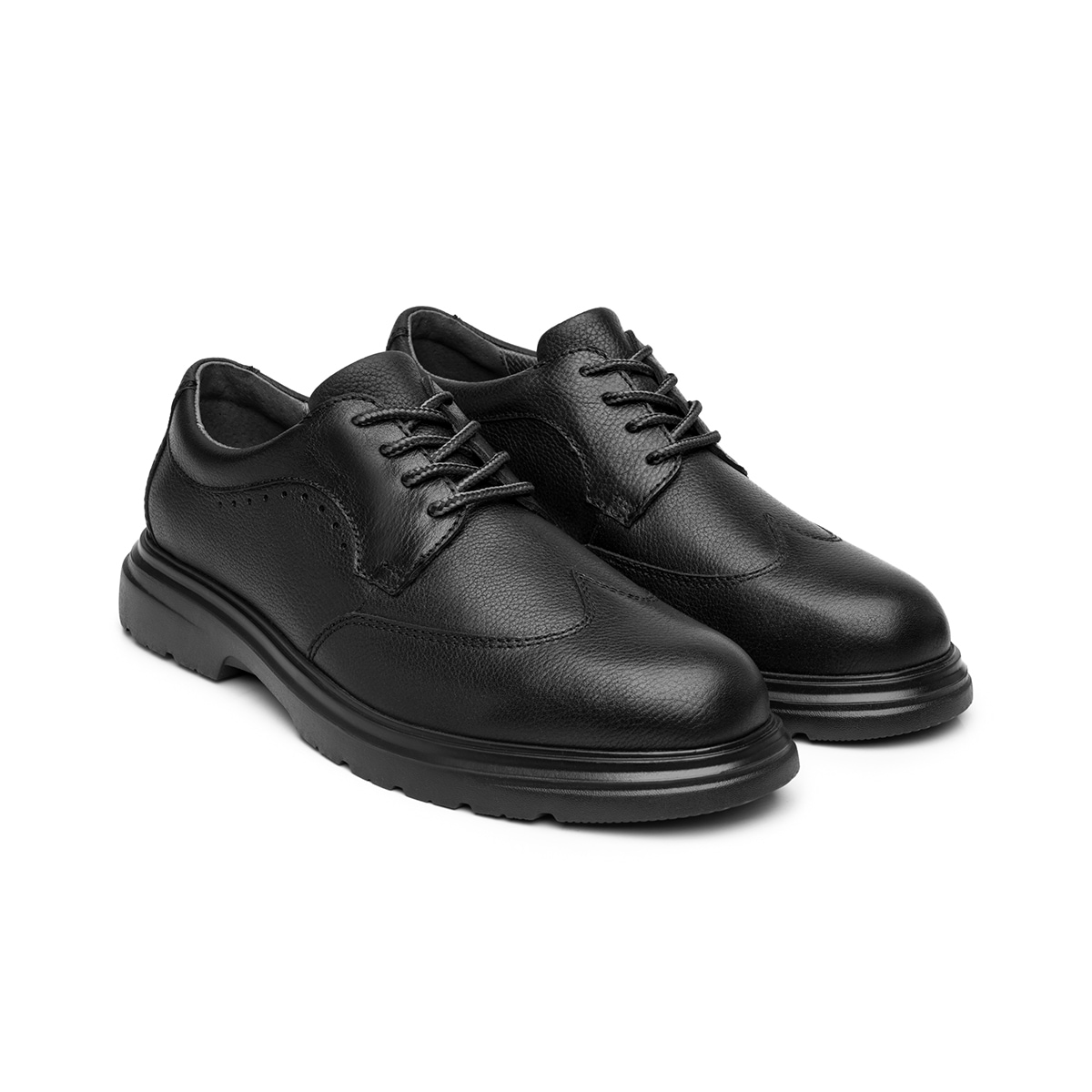 Derby Casual Flexi para Hombre Estilo 418507 Negro