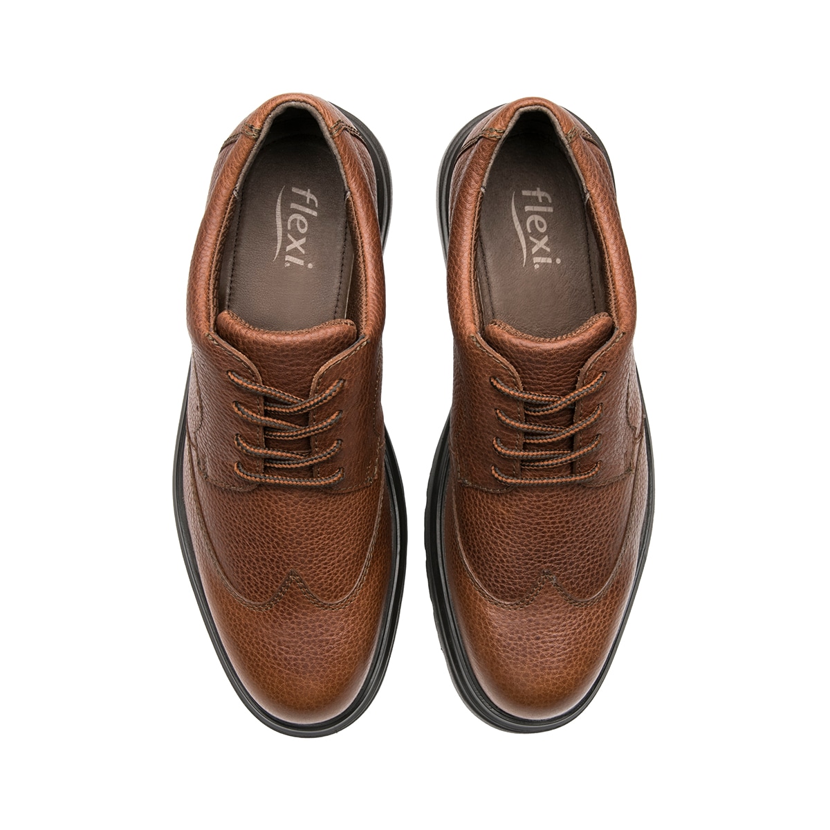 Derby Casual Flexi para Hombre Estilo 418507 Tan