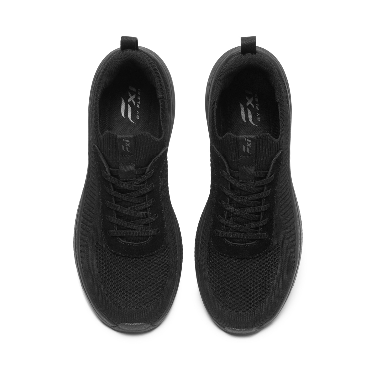 Sneaker Slip On Flexi para Hombre con Plantilla Removible Estilo 418901 Negro