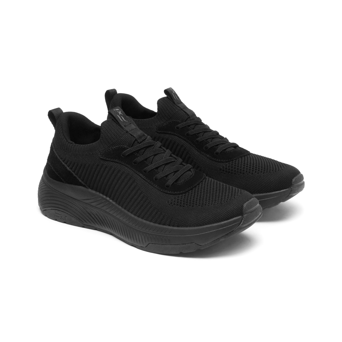Sneaker Slip On Flexi para Hombre con Plantilla Removible Estilo 418901 Negro