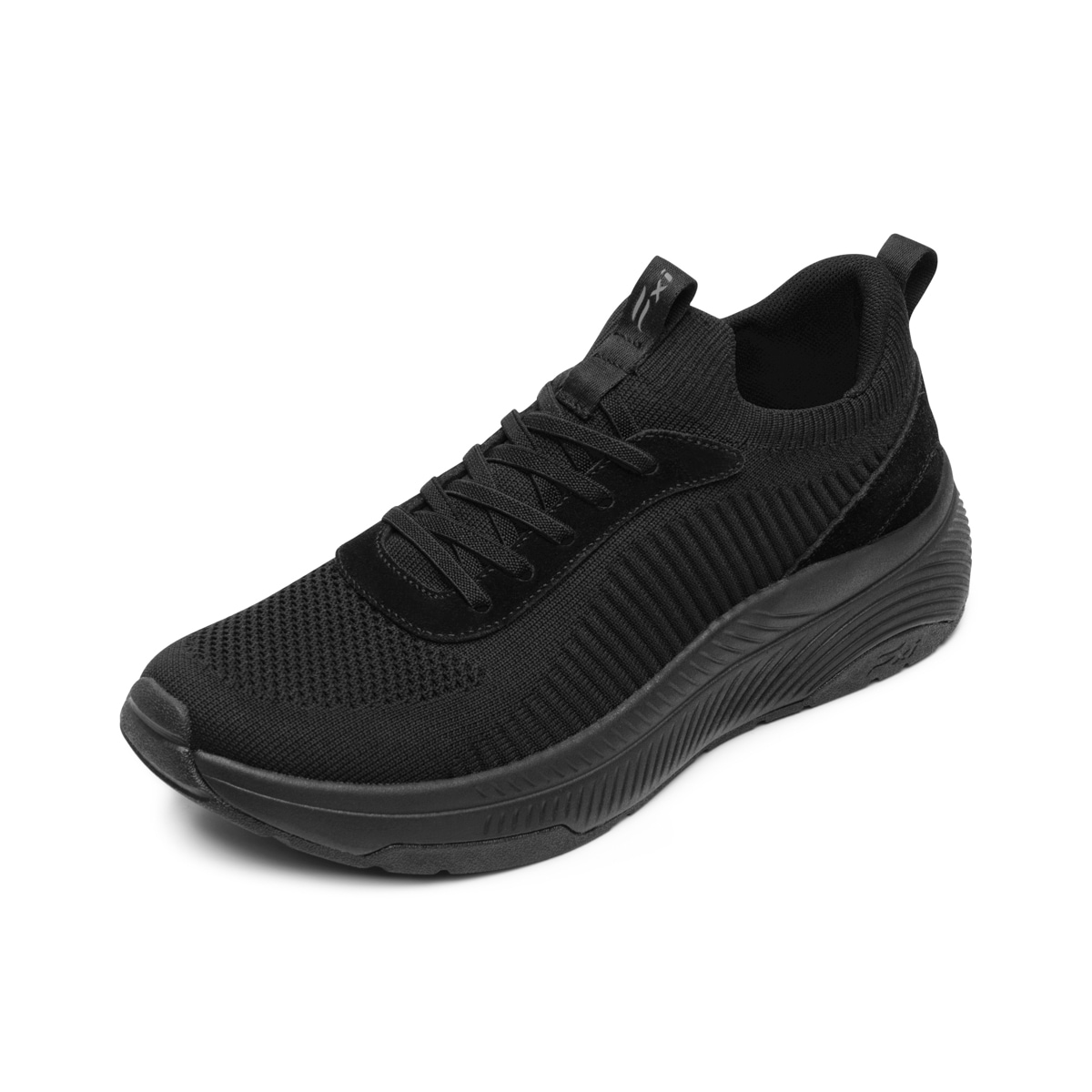 Sneaker Slip On Flexi para Hombre con Plantilla Removible Estilo 418901 Negro
