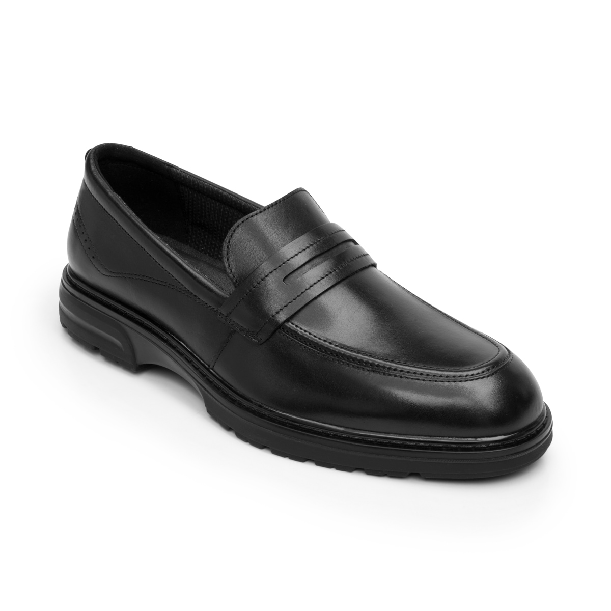 Mocasín Semivestir Flexi para Hombre Estilo 419502 Negro
