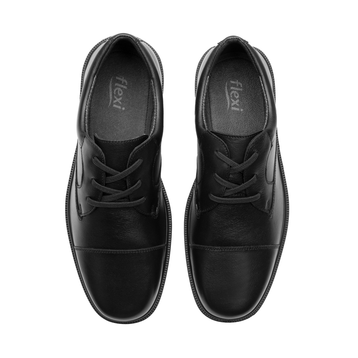 Derby Vestir Flexi para Hombre con Shock Point Estilo 419603 Negro