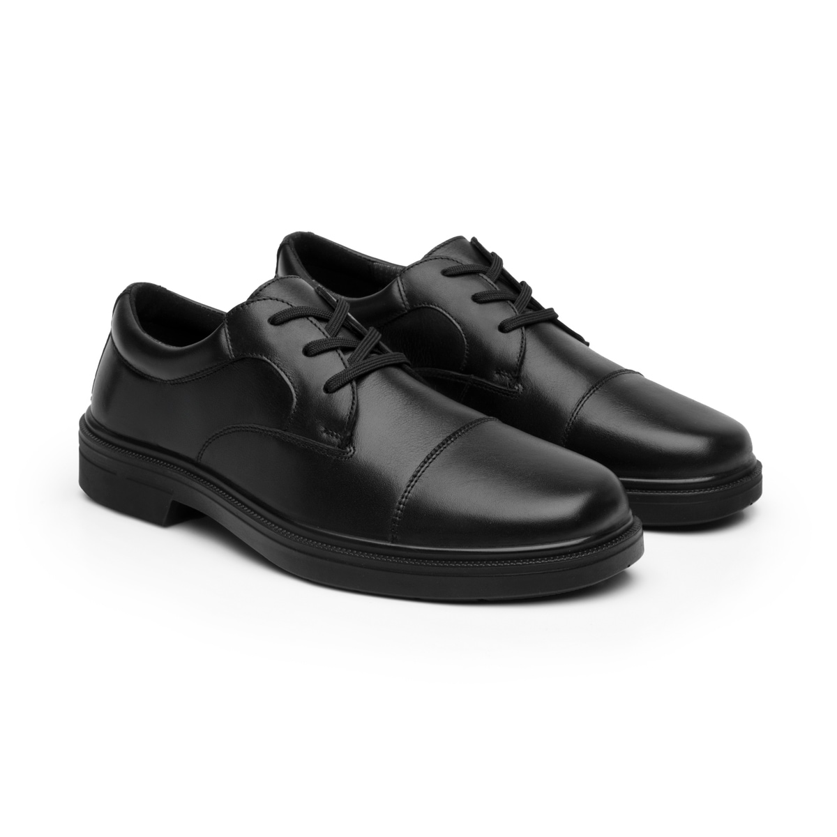 Derby Vestir Flexi para Hombre con Shock Point Estilo 419603 Negro