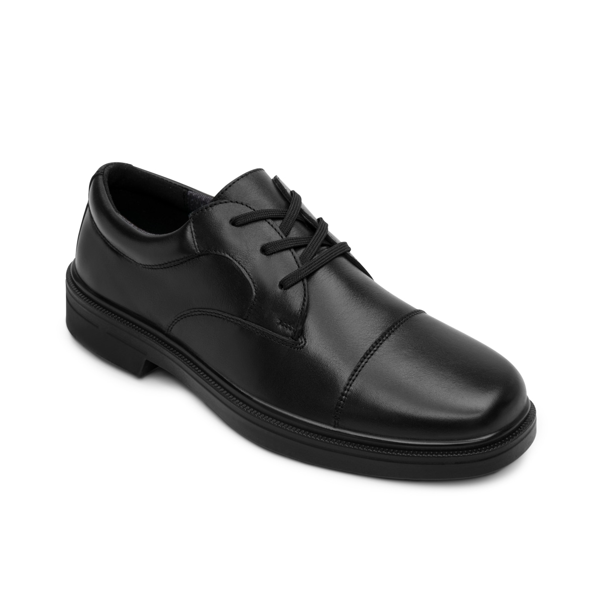 Derby Vestir Flexi para Hombre con Shock Point Estilo 419603 Negro