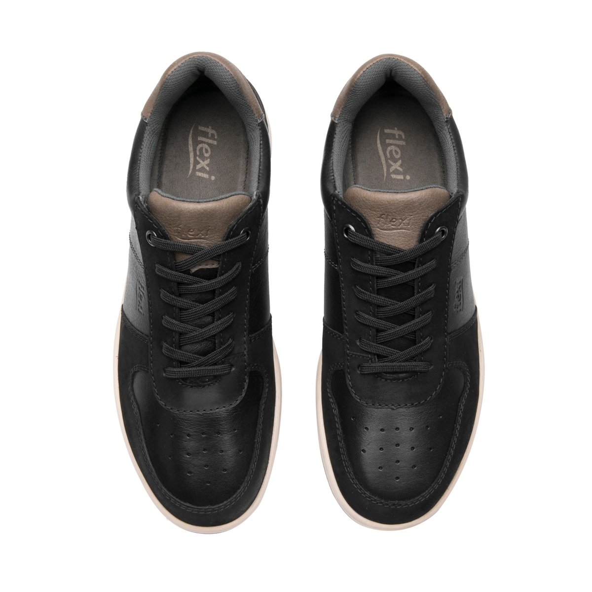 Sneaker Casual Flexi para Hombre Estilo 419801 Negro